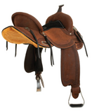 Circle Y Clover Leaf Barrel Saddle - Wide Tree
