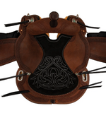 Circle Y Clover Leaf Barrel Saddle - Wide Tree