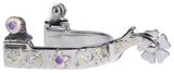 The Brittany Pozzi Collection by Professional's Choice Silver Floral Spur