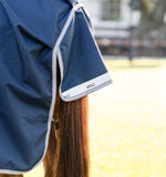 Horseware Ireland Amigo 1200D Turnout - Navy / Titanium Grey & Silver (0g)