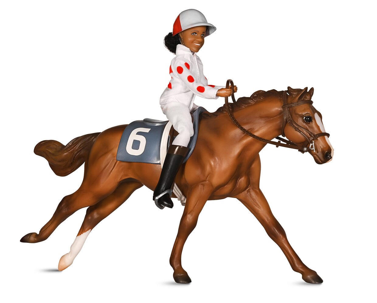 Breyer Cheryl White & Rider, Horse, and Book Set