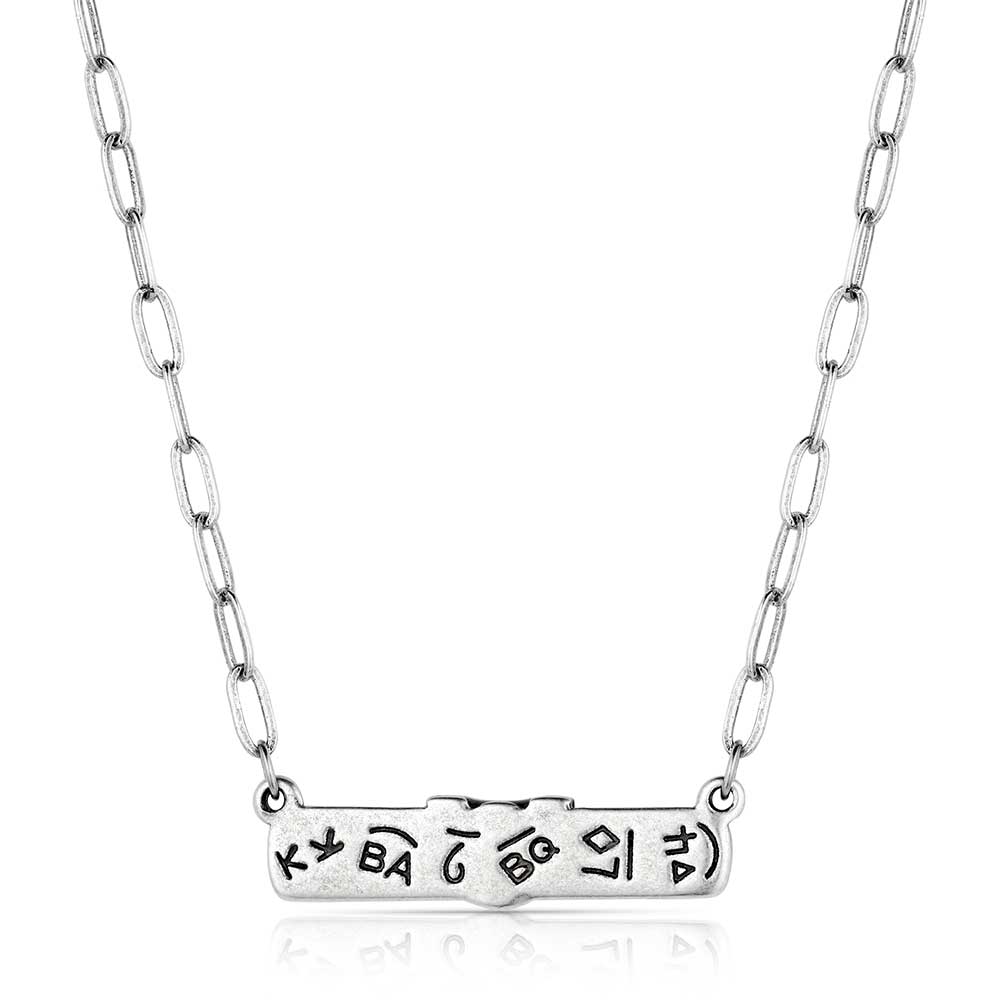 Montana Silversmiths Wild and Free Bar Necklace