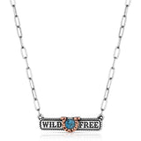 Montana Silversmiths Wild and Free Bar Necklace