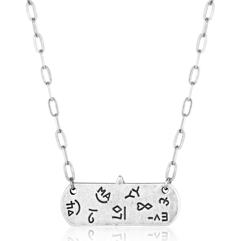 Montana Silversmiths Rustic Cowgirl Bar Necklace