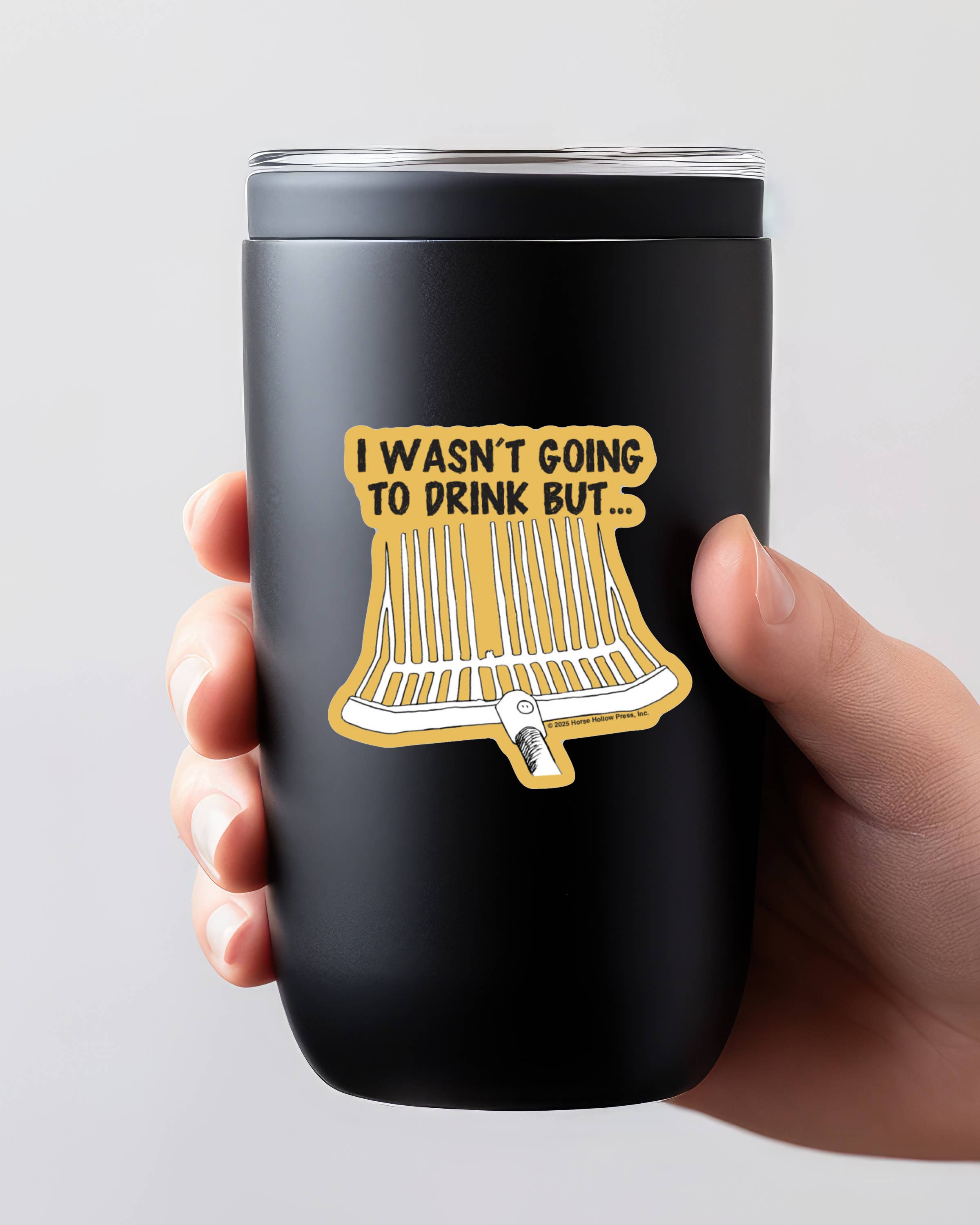 3" Tumbler Horse Sticker / Drink ~ Pitchfork / WATERPROOF