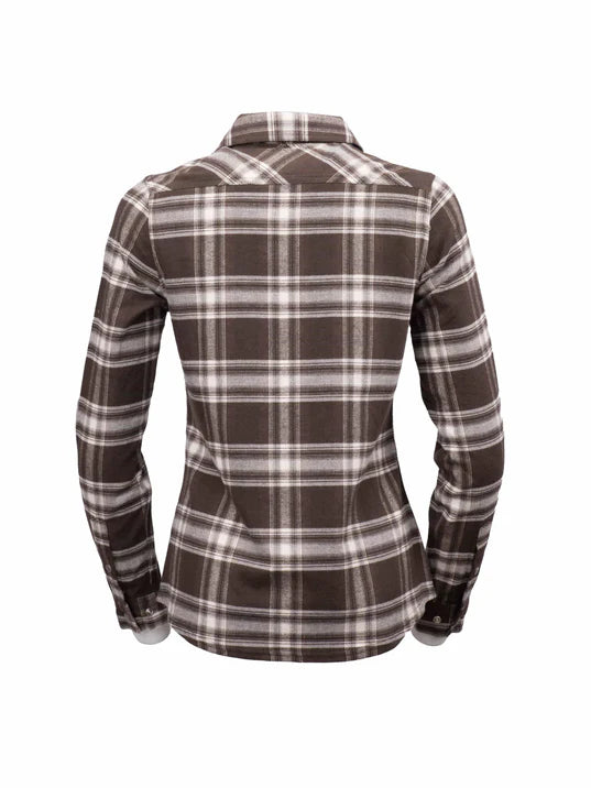 Outback Trading Co Womens Cotton Plaid Shirt