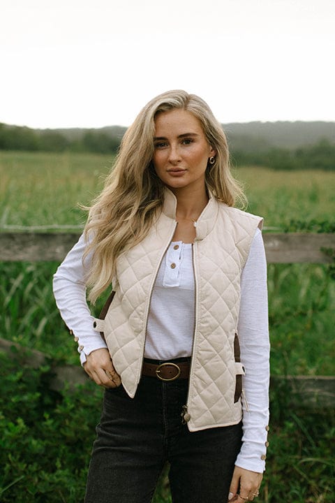 Outback Trading Co Quilted Riding Vest