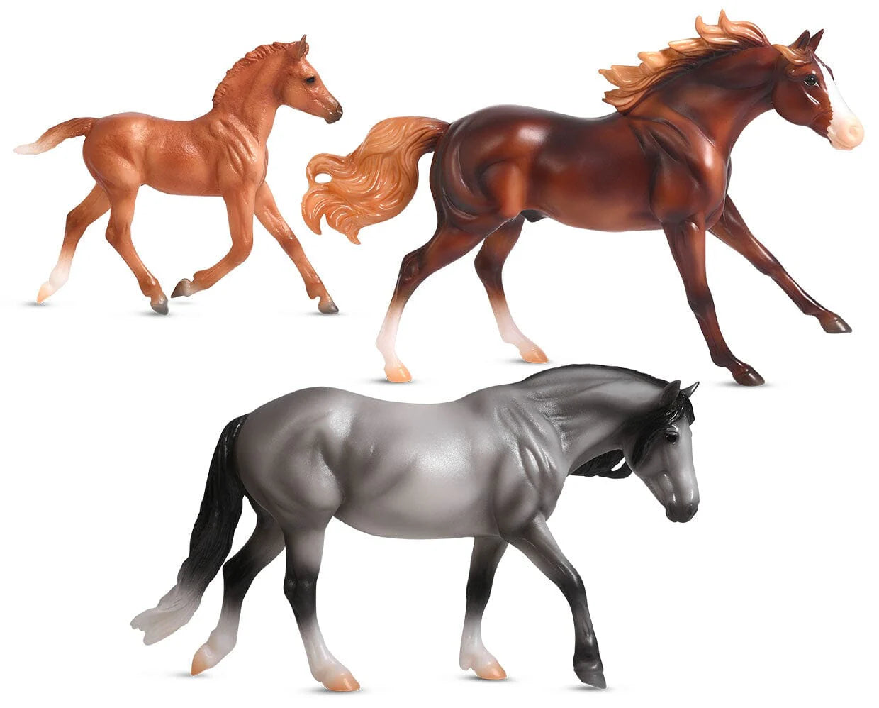 Breyer Playful Pony Family Set