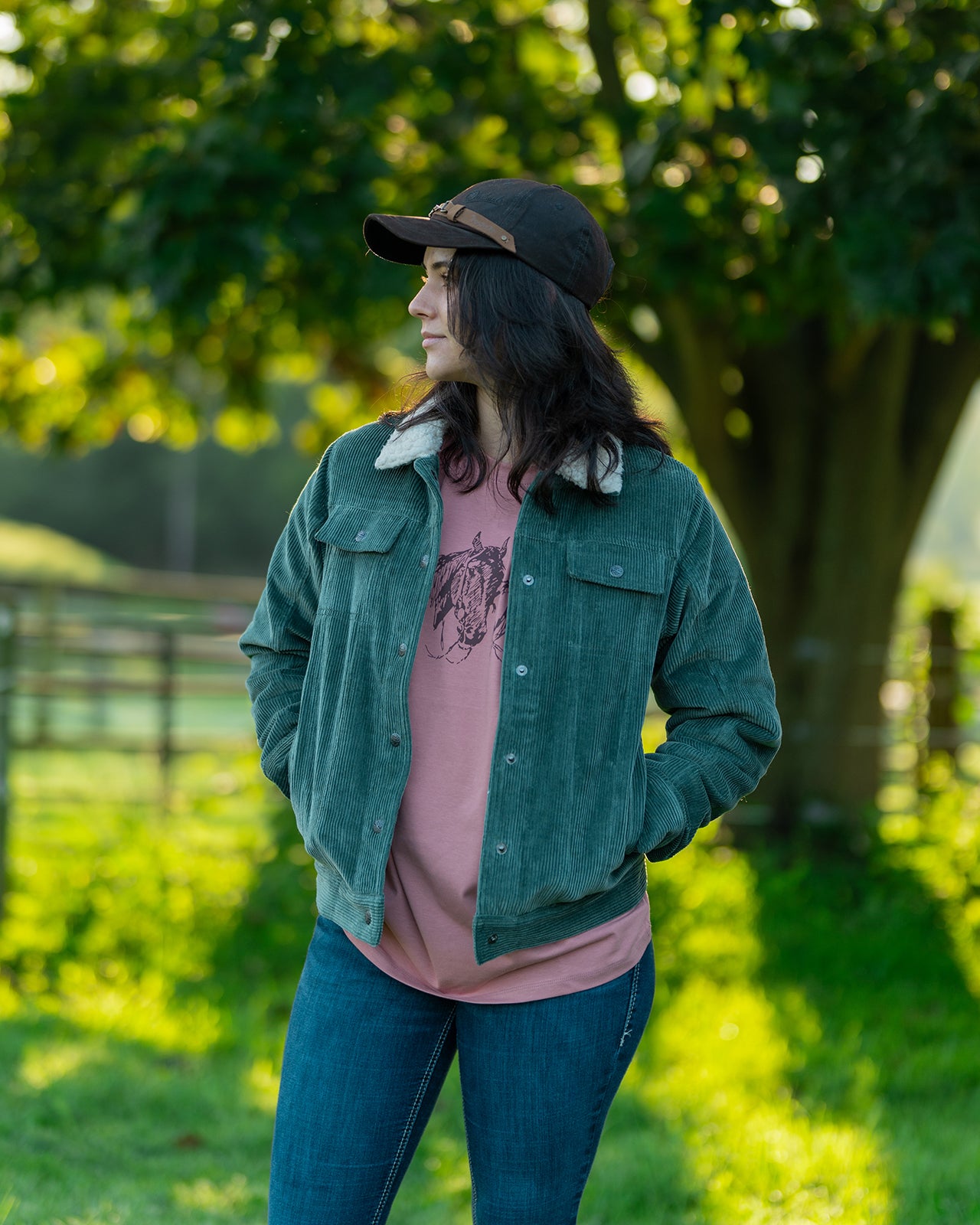 Outback Trading Co Womens Triple Gallop Tee