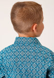 Roper Boy's Victoran Foulard Long Sleeve Western Shirt