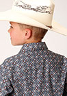 Roper Boy's Long Sleeve Snap Front Western Shirt