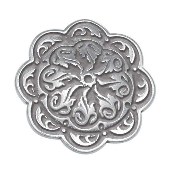 Jeremiah Watt Accented Floral Concho with Loop