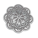 Jeremiah Watt Accented Floral Concho with Loop