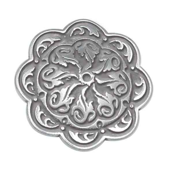 Jeremiah Watt Accented Floral Concho with Post