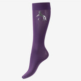Horze Kids Thin Knees Socks with Shiny Logo