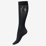 Horze Kids Thin Knees Socks with Shiny Logo