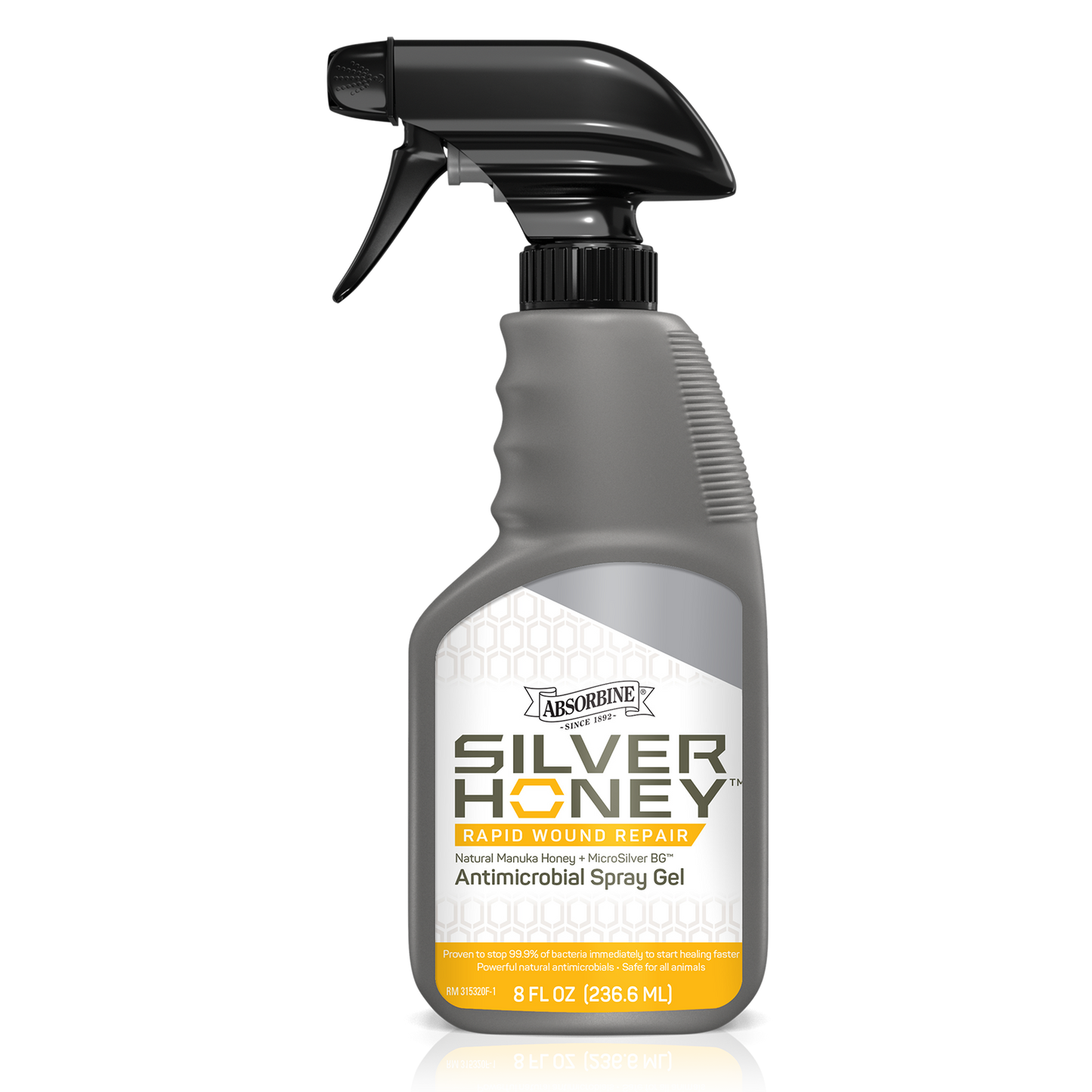 Silver Honey Antimicrobial Rapid Wound Repair Spray Gel