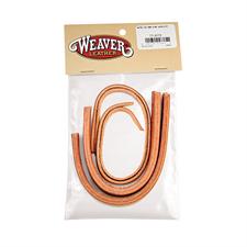 Weaver Water Tie Ends with Brown Latigo Ties