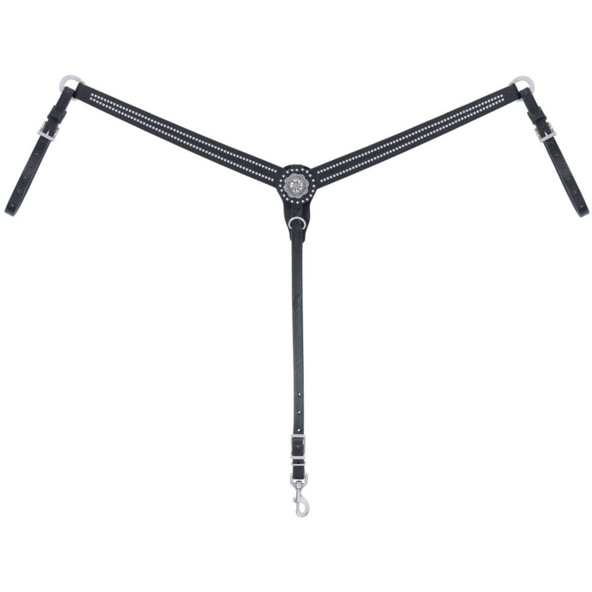 Weaver Back In Black Breast Collar