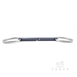 Fager Madeleine Titanium Single Jointed Loose Ring Snaffle