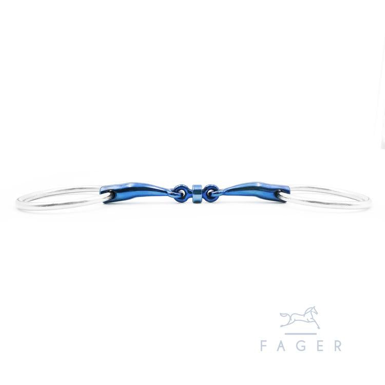 Fager Bianca Titanium Loose Ring Snaffle