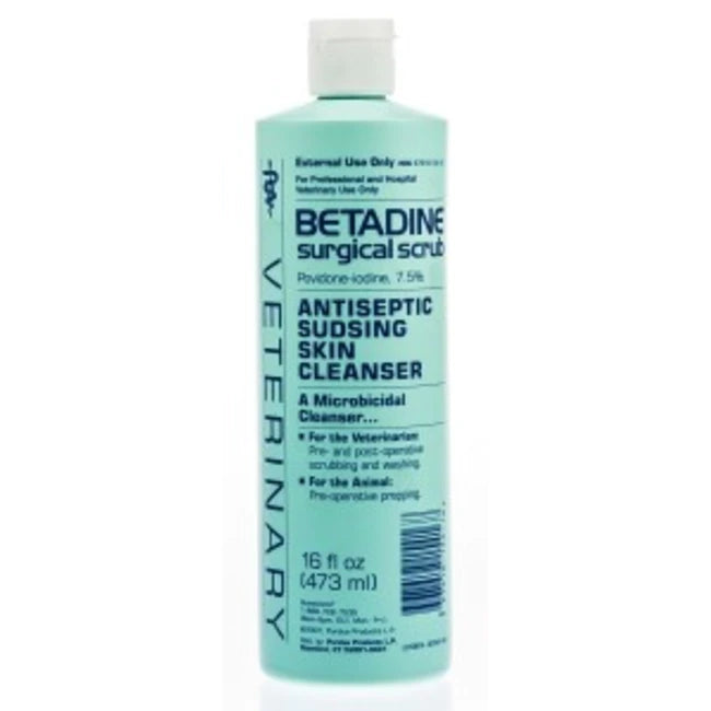 Betadine Surgical Scrub BVET 16 Oz Emerson