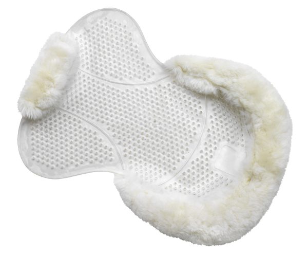 Ovation Silicone Half Pad With Sheepskin Edge