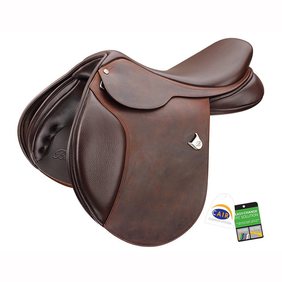 Bates "Caprilli" Close Contact Heritage Leather Saddle