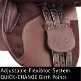 Bates "Caprilli+" Close Contact Luxe Leather Saddle