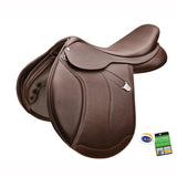 Bates "Caprilli+" Close Contact Extended Flap Luxe Leather Saddle
