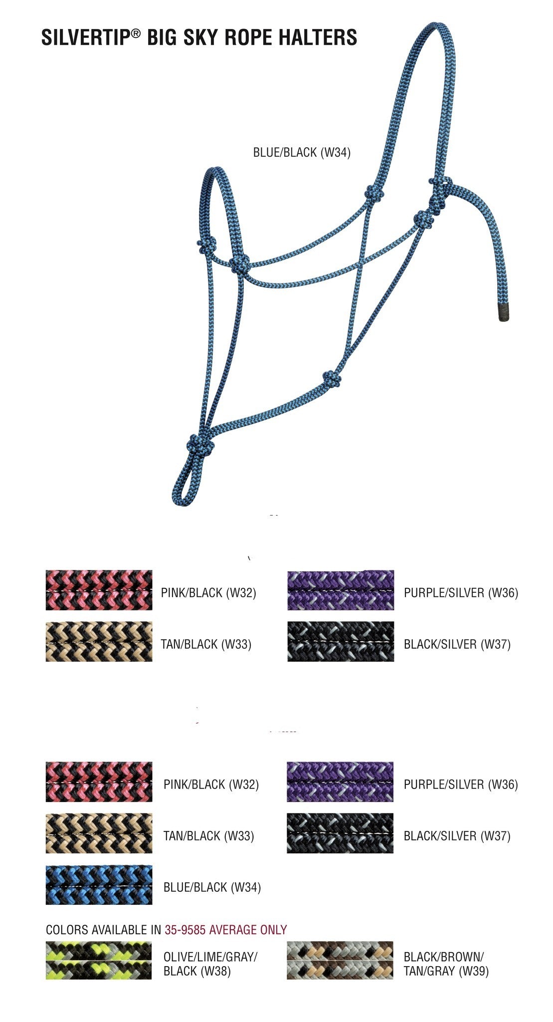 Weaver Leather Big Sky Rope Halter