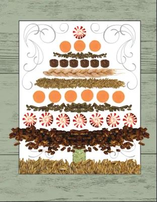 Christmas Card: Peppermints, Carrots & Treats