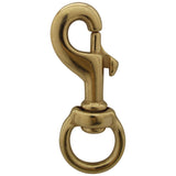 Brass Round Swivel Snaps