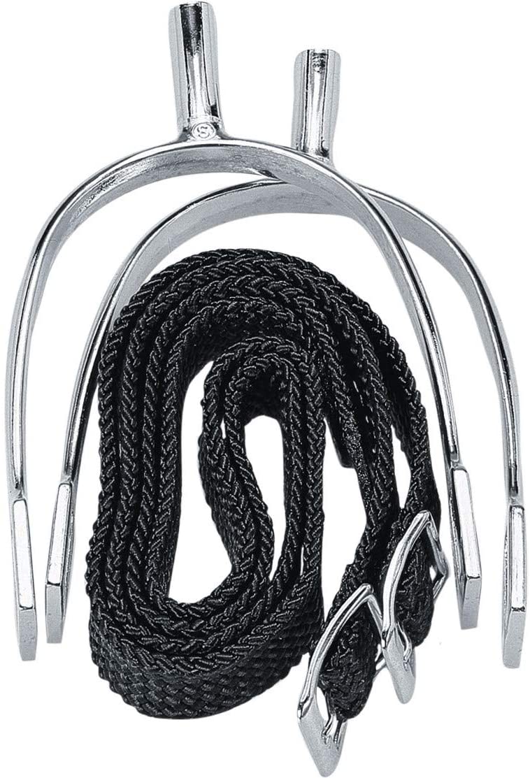 KS Ladies POW Never Rust Spurs with Straps