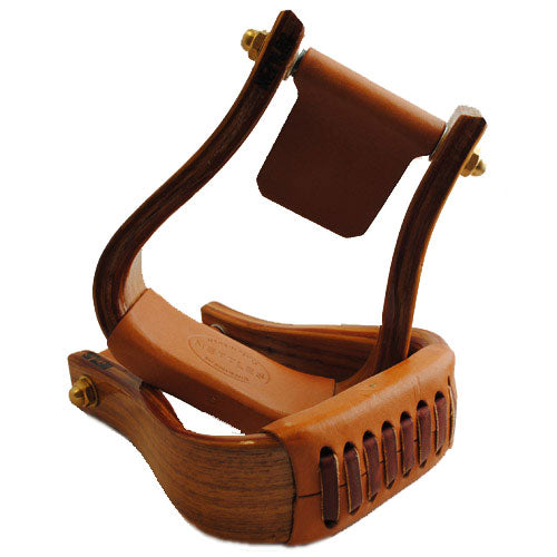 Nettles Varnish Flat Bottom Stirrups