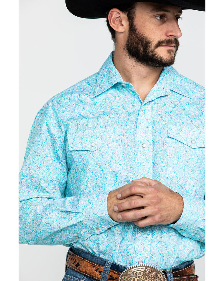 Roper Men's Amarillo Nested Paisley Long Sleeve Shirt