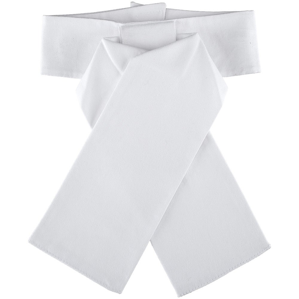 Ovation White Stock Tie