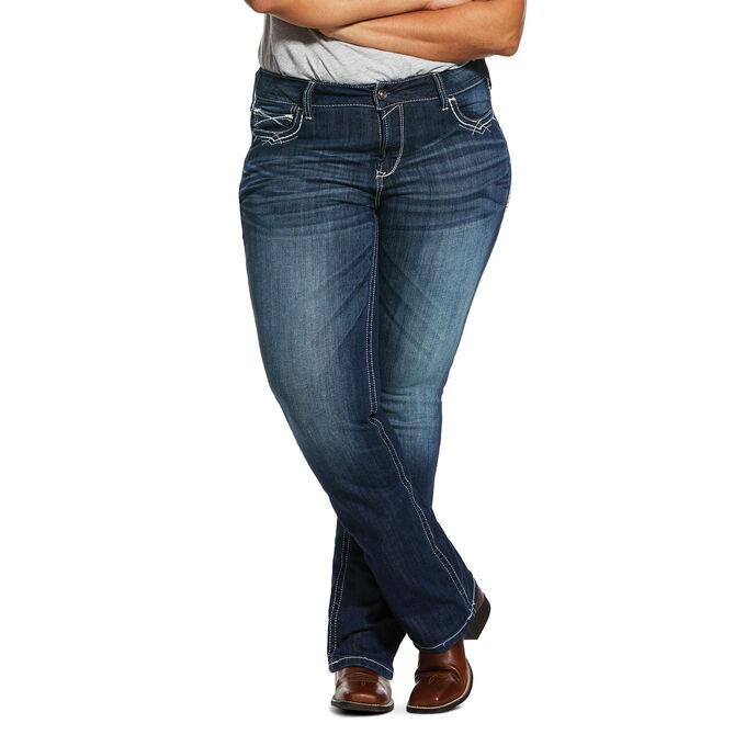 Ariat Women's R.E.A.L. Entwined Plus Size Bootcut Jean