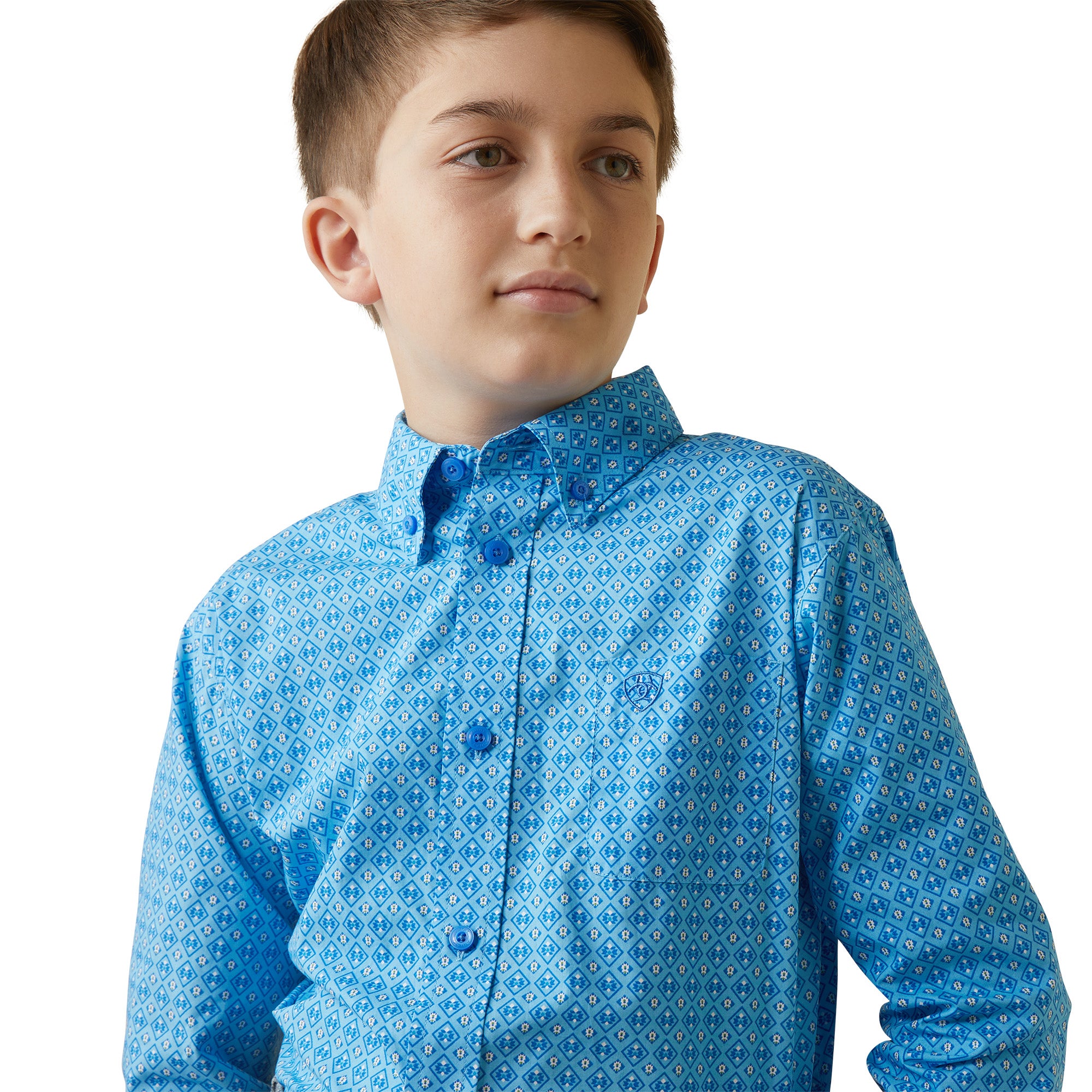 Ariat Boys Lake Classic Fit Long Sleeve Shirt