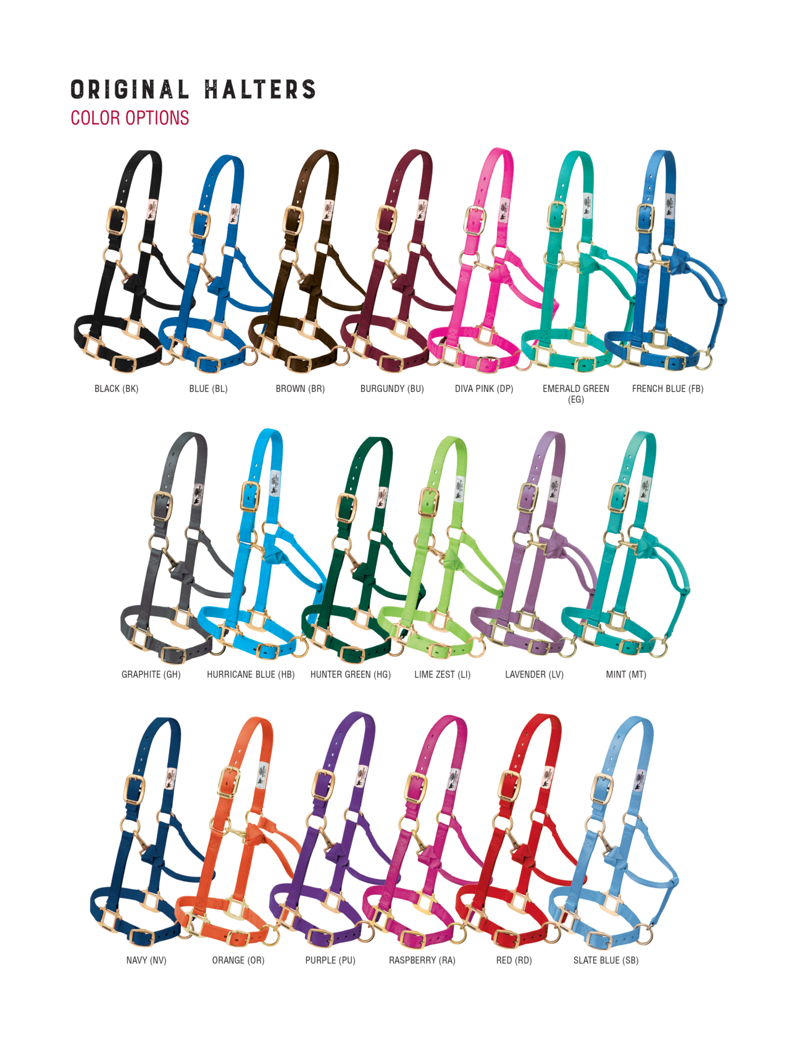 Weaver Adjustable Chin and Throat Snap Halter