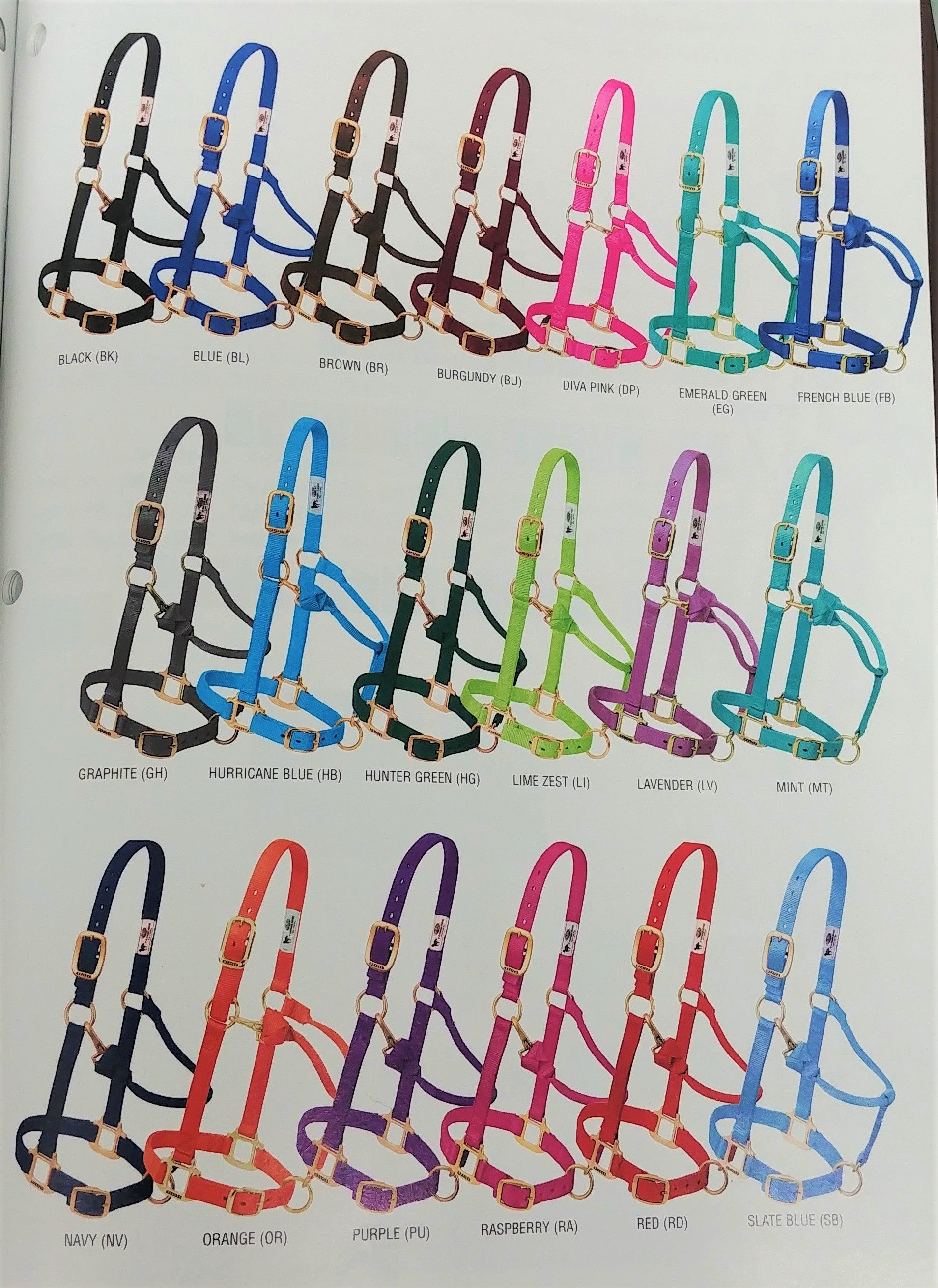 Weaver Original Nylon Halter Non-Adjustable