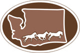 WA Horse Decals Made by Tack Room Too