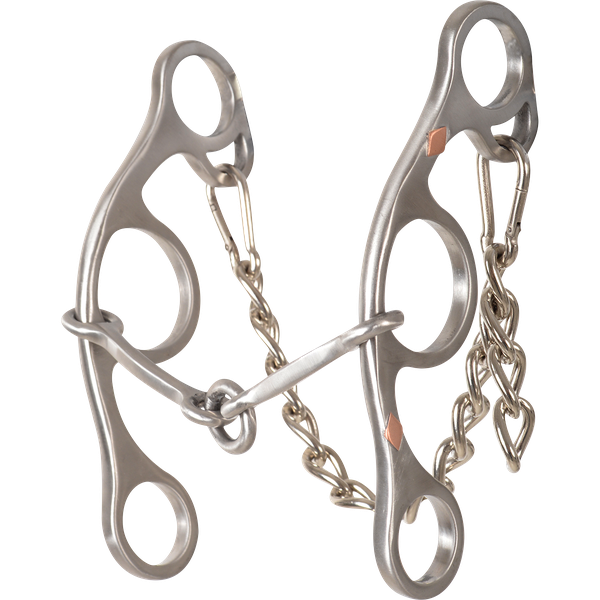 Sherry Cervi Diamond Short Shank Square Snaffle