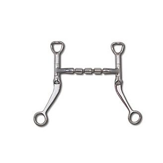 Myler Flat Shank Mullen Triple Barrel Curb MB32-3- Level 2