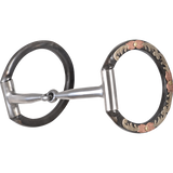 Classic Equine Tool Box D Ring Snaffle with Smooth Single Joint Mouthpiece