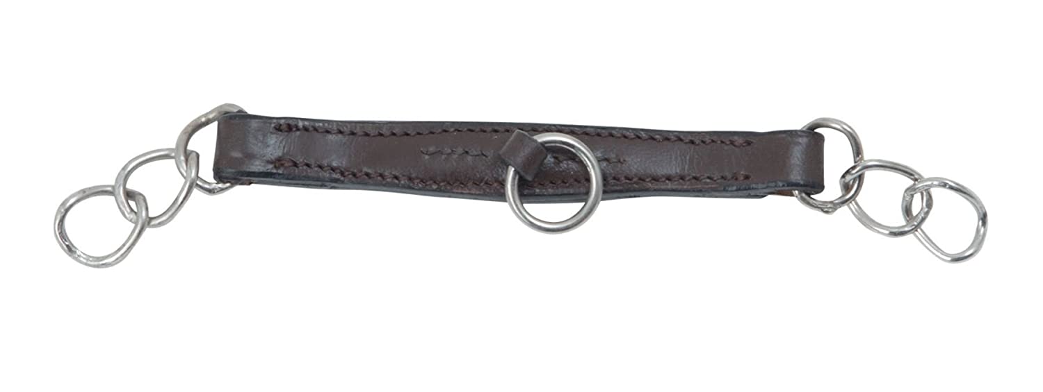Shires Velociti Leather Curb Chain