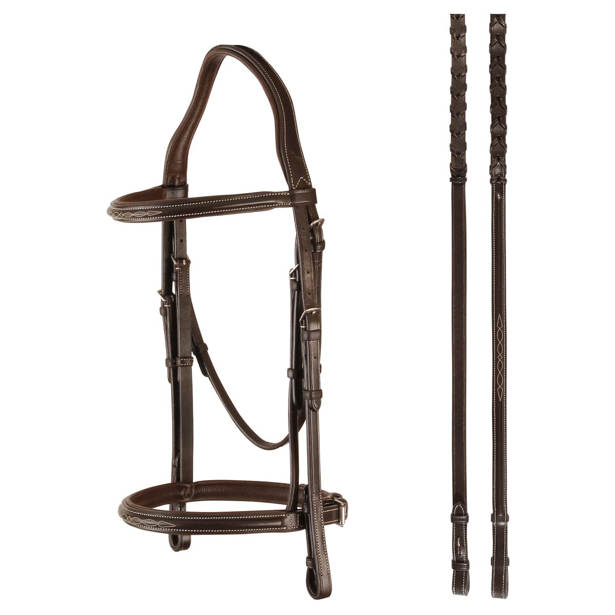 Bobby's Fancy Round Raised Padded Bridle