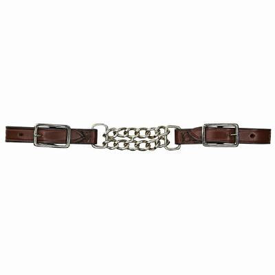Tory Leather Double Curb Chain