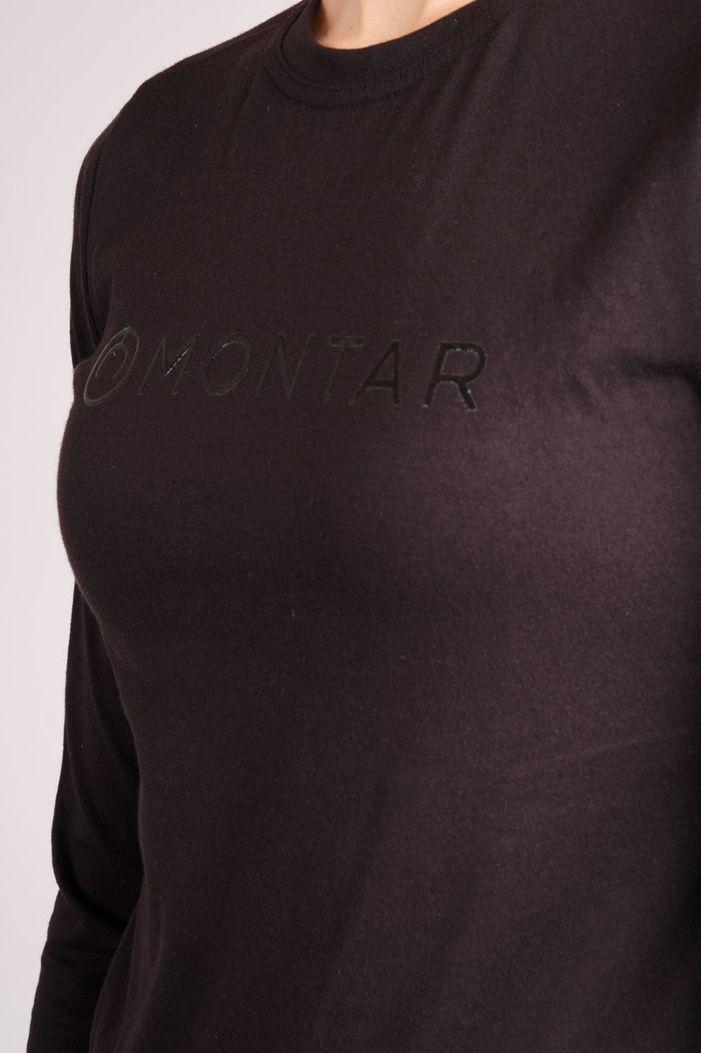 Montar Tine Tone-in-Tone Logo Long Sleeve T-Shirt