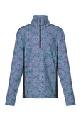 Kerrits Kids Rail Side Quarter Zip Tech Top